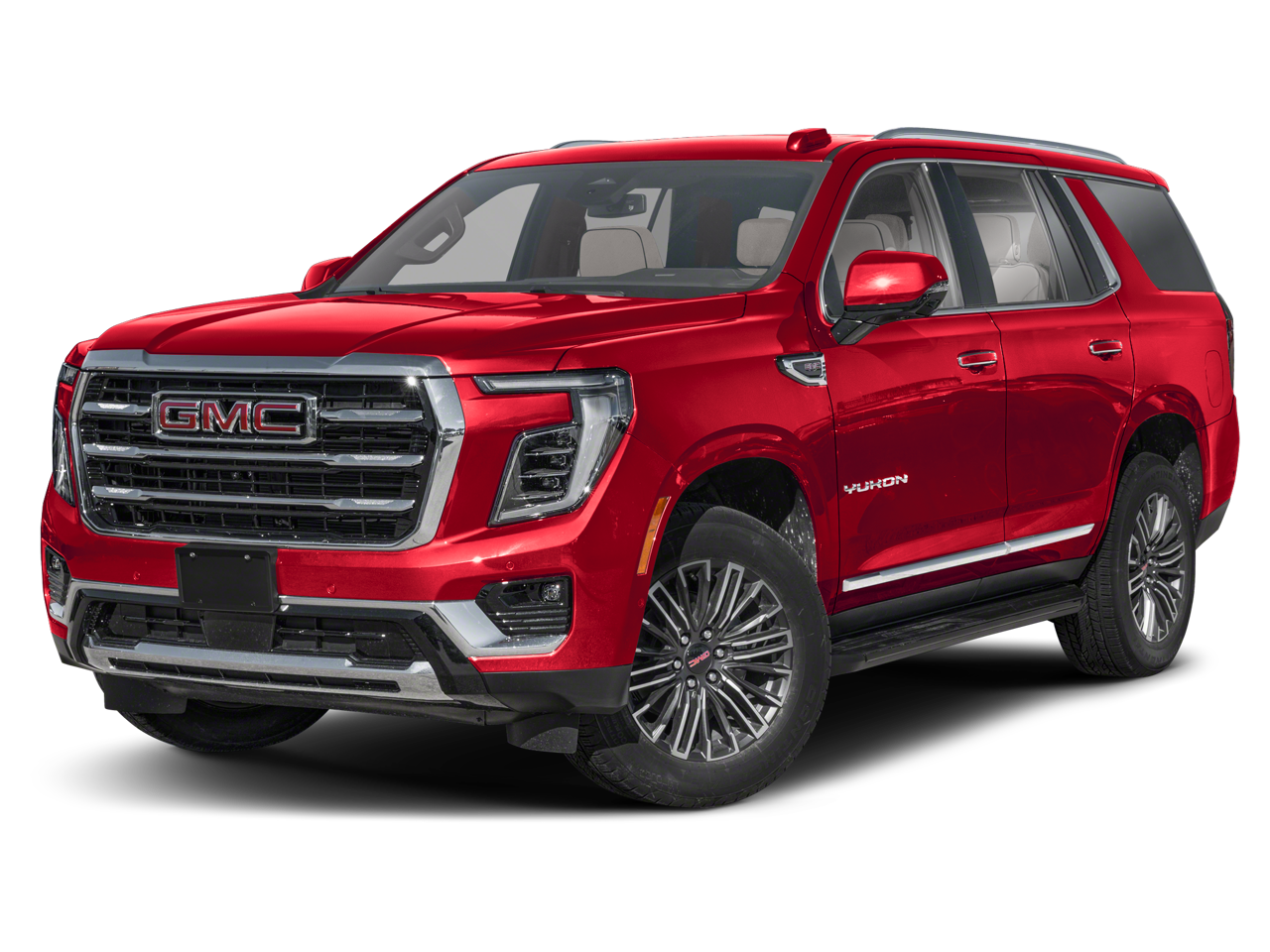 2026 GMC Yukon Denali in Sterling Metallic — front three-quarter view