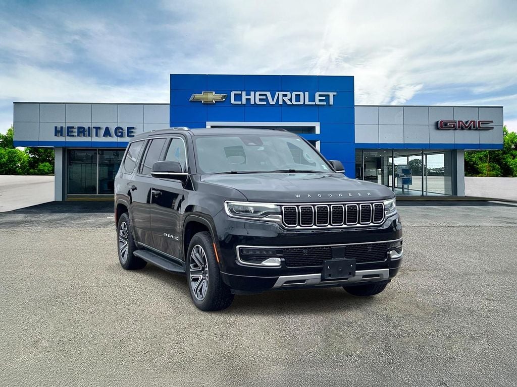 2024 Jeep Wagoneer Series II 4x4 in Black — front three-quarter view