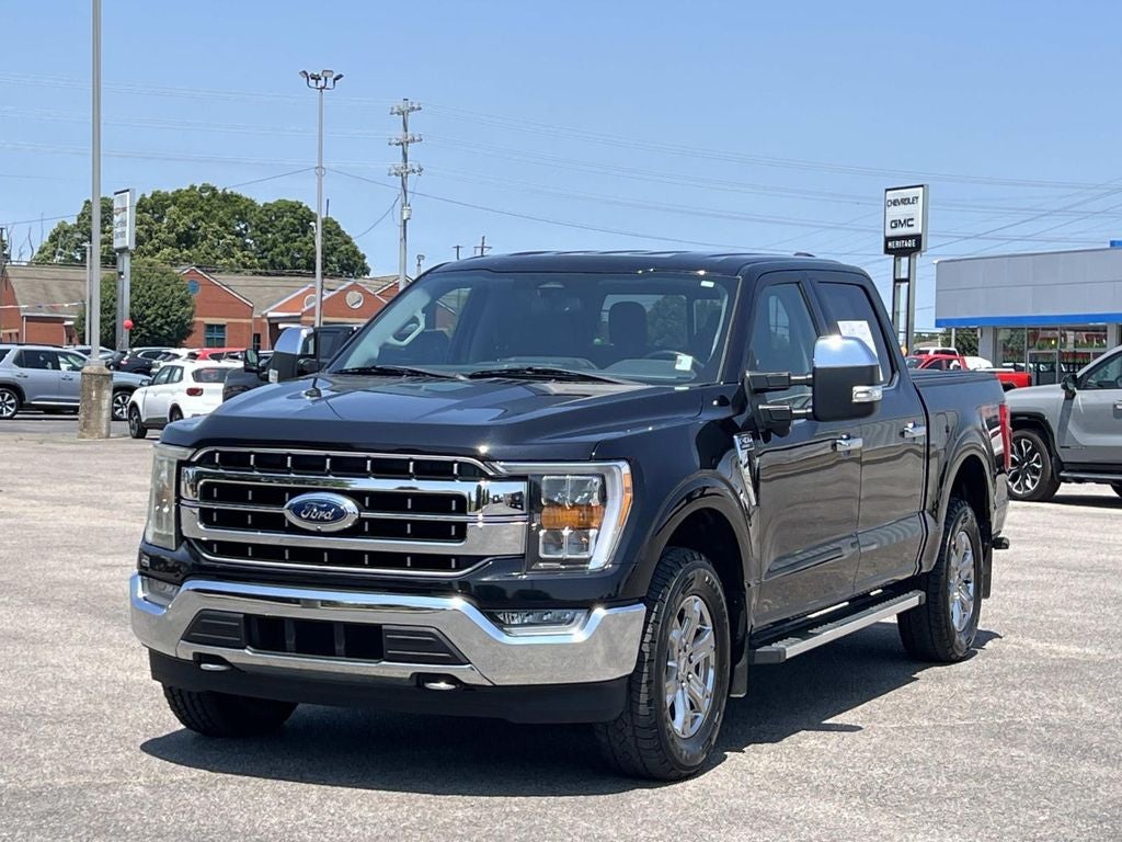 2022 Ford F-150 — rear three-quarter view