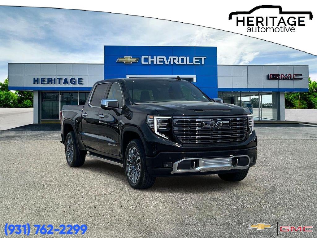 2026 GMC Sierra 1500 Denali Ultimate in Onyx Black — front three-quarter view