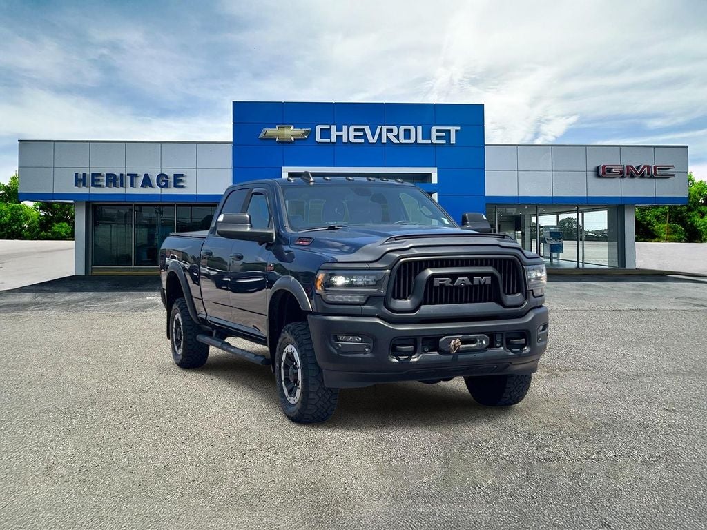 2021 RAM 2500 Power Wagon in Blue — front three-quarter view